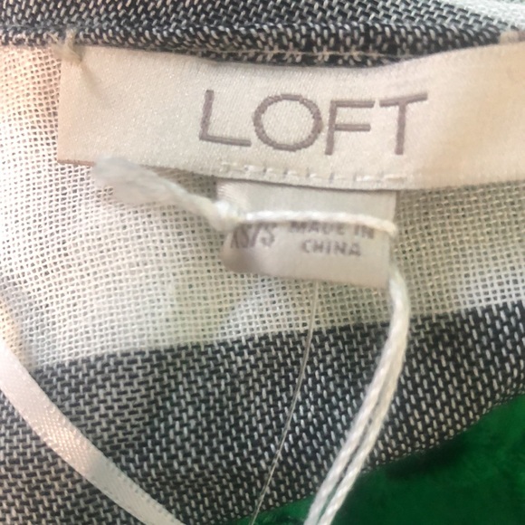 Loft Striped Black White Wrap Size XS/Small - Picture 10 of 13